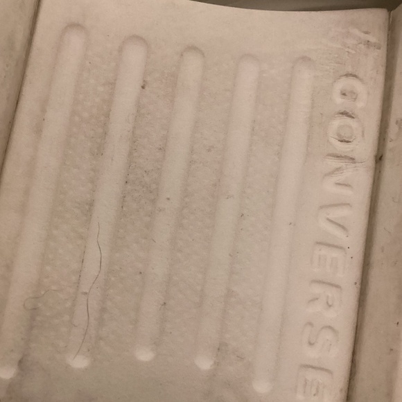 CONVERSE LEATHER SNEAKERS WITH SERRATED SOLE W 10/M8.5 - Picture 10 of 12